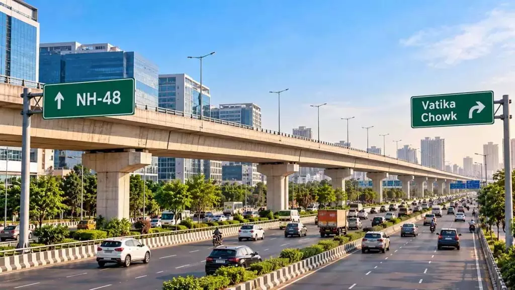 गुरुग्राम में रोड कनेक्टिविटी को बूस्ट, NH-48 से वाटिका चौक तक नया कॉरिडोर गुरुग्राम में रोड कनेक्टिविटी को बूस्ट, NH-48 से वाटिका चौक तक नया कॉरिडोर