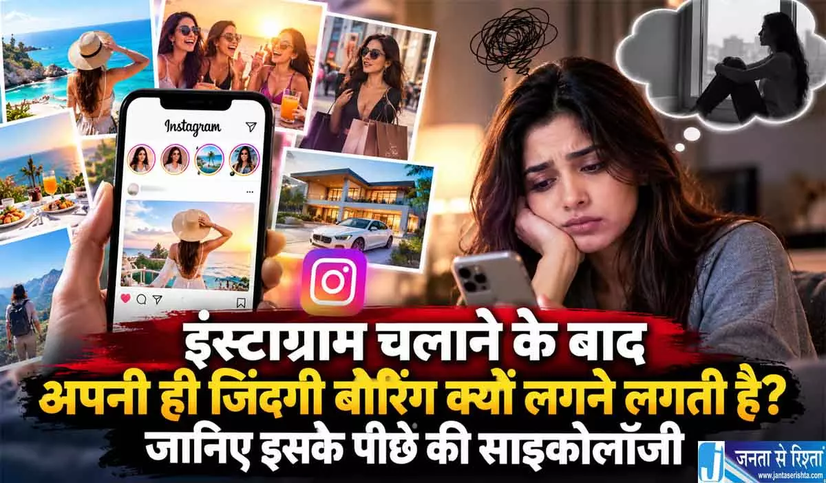 इंस्टाग्राम स्क्रॉलिंग का दिमाग पर असर, क्यों कम होने लगती है जिंदगी से खुशी इंस्टाग्राम स्क्रॉलिंग का दिमाग पर असर, क्यों कम होने लगती है जिंदगी से खुशी