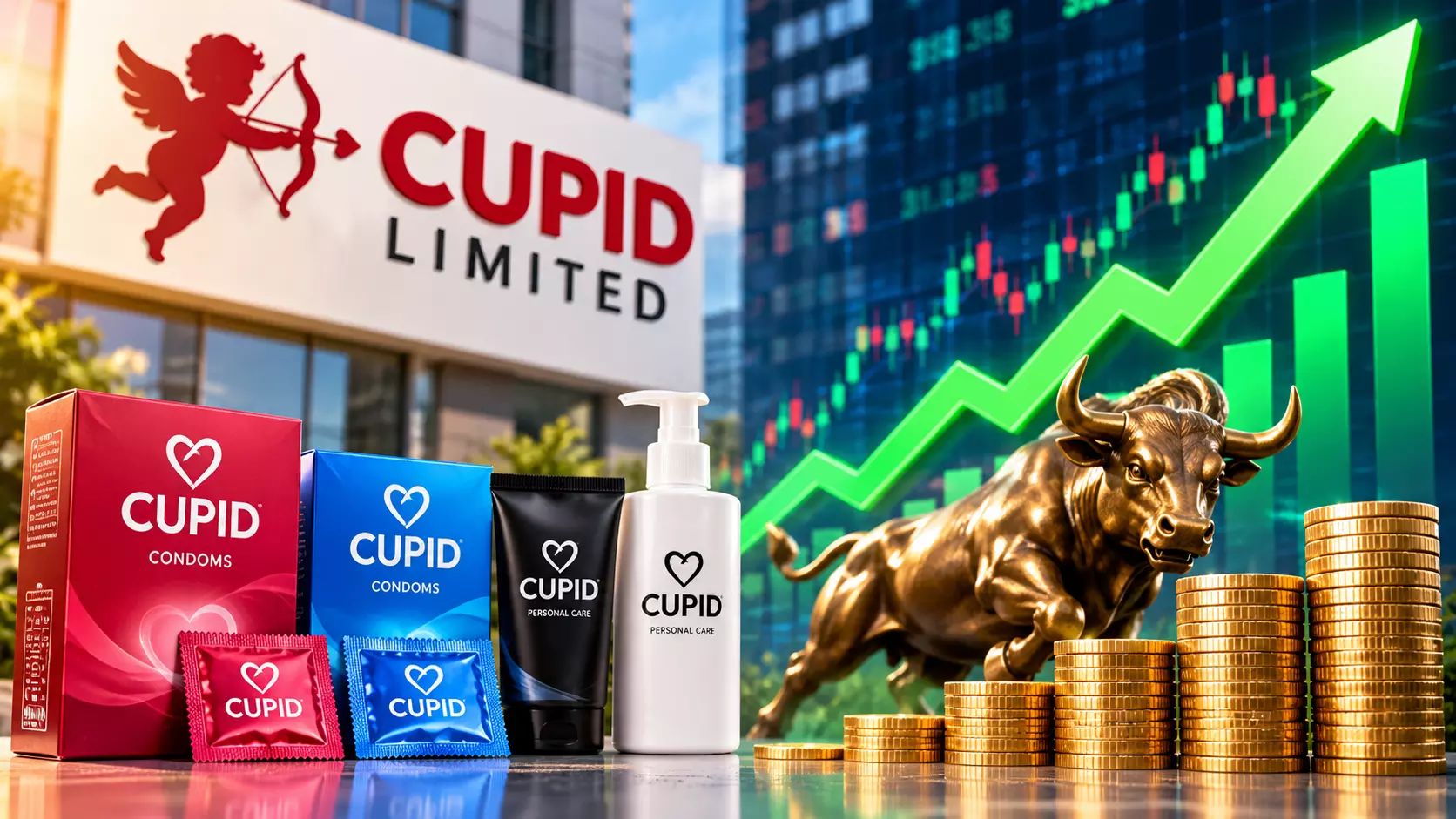 Cupid के शेयरों में तूफानी तेजी Cupid के शेयरों में तूफानी तेजी