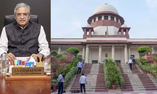 मुख्य चुनाव आयुक्त ज्ञानेश कुमार को निलंबित करने से सुप्रीम कोर्ट का इनकार, लेकिन... मुख्य चुनाव आयुक्त ज्ञानेश कुमार को निलंबित करने से सुप्रीम कोर्ट का इनकार, लेकिन...