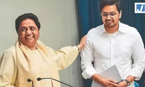 मायावती ने आकाश आनंद को सौंपी बड़ी जिम्मेदारी मायावती ने आकाश आनंद को सौंपी बड़ी जिम्मेदारी