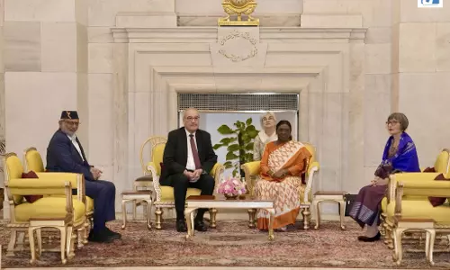 स्विस राष्ट्रपति के सम्मान में राष्ट्रपति भवन में भोज स्विस राष्ट्रपति के सम्मान में राष्ट्रपति भवन में भोज