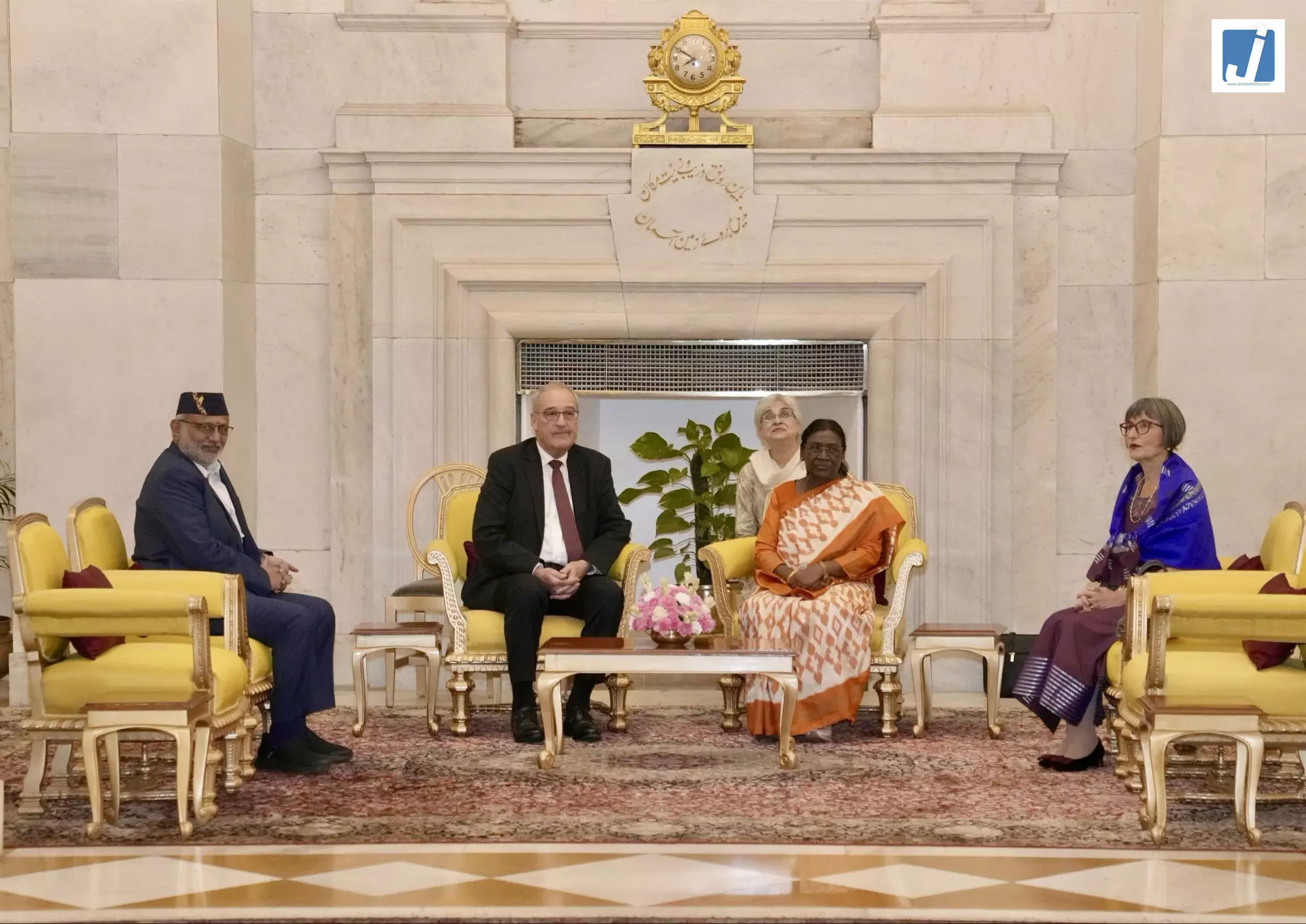 स्विस राष्ट्रपति के सम्मान में राष्ट्रपति भवन में भोज स्विस राष्ट्रपति के सम्मान में राष्ट्रपति भवन में भोज