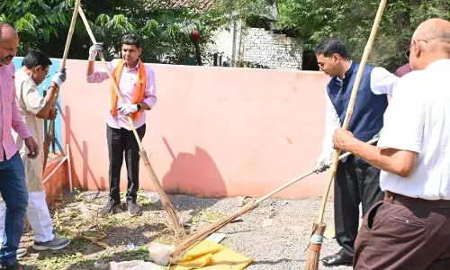 स्वच्छता एक आदत है जो धीरे-धीरे संस्कार बनेगी: मंत्री टंक राम वर्मा स्वच्छता एक आदत है जो धीरे-धीरे संस्कार बनेगी: मंत्री टंक राम वर्मा