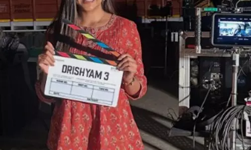 इशिता दत्ता ने शेयर कीं दृश्यम 3 की बीटीएस झलकियां, फिल्म के सभी कलाकार आए नजर इशिता दत्ता ने शेयर कीं दृश्यम 3 की बीटीएस झलकियां, फिल्म के सभी कलाकार आए नजर