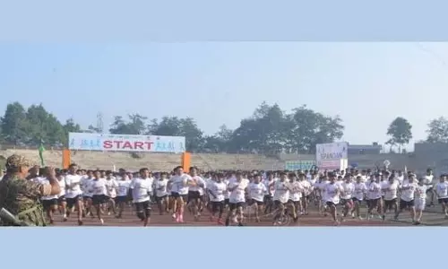 कोहिमा हाफ मैराथन में बना रिकॉर्ड, हज़ारों लोगों की रही भागीदारी कोहिमा हाफ मैराथन में बना रिकॉर्ड, हज़ारों लोगों की रही भागीदारी