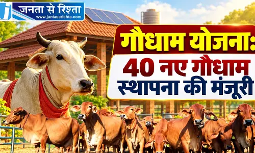 गौधाम योजना: 40 नए गौधाम स्थापना की मंजूरी गौधाम योजना: 40 नए गौधाम स्थापना की मंजूरी