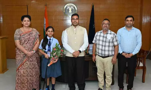 इंस्पायर अवार्ड प्रतियोगिता के लिये समृद्धि शर्मा का चयन, कलेक्टर कुलदीप शर्मा ने दी शुभकामनायें इंस्पायर अवार्ड प्रतियोगिता के लिये समृद्धि शर्मा का चयन, कलेक्टर कुलदीप शर्मा ने दी शुभकामनायें