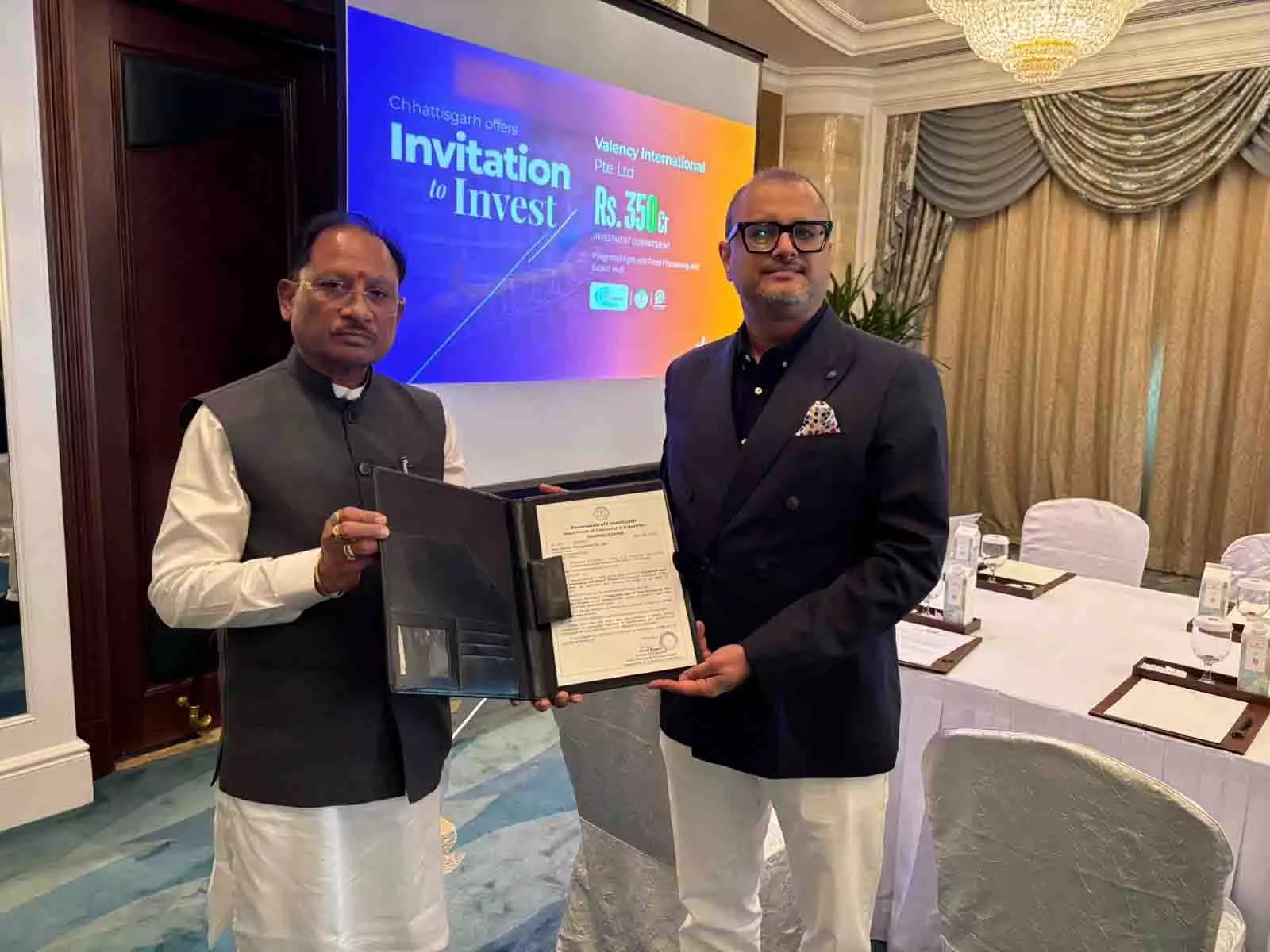 छत्तीसगढ़ में ₹350 करोड़ का निवेश प्रस्ताव, बनेगा एग्रो-फूड प्रोसेसिंग और एक्सपोर्ट हब छत्तीसगढ़ में ₹350 करोड़ का निवेश प्रस्ताव, बनेगा एग्रो-फूड प्रोसेसिंग और एक्सपोर्ट हब