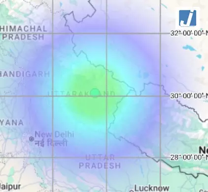 उत्तराखंड में 4.9 तीव्रता का भूकंप उत्तराखंड में 4.9 तीव्रता का भूकंप