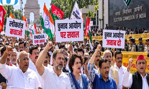 दिल्ली में आज चुनाव आयोग के खिलाफ विपक्ष का प्रदर्शन, कश्मीरी गेट पर जुटेंगे नेता