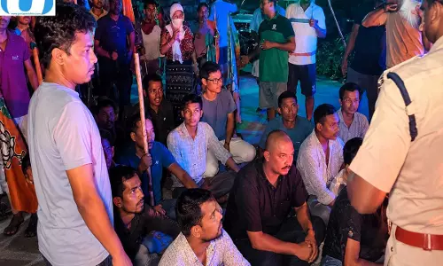 त्रिपुरा में चुनाव के बाद हिंसा का आरोप, बीजेपी कार्यकर्ताओं ने किया हाईवे जाम