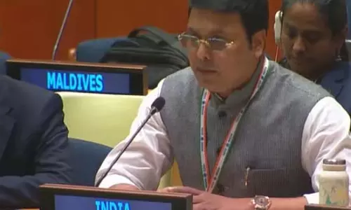भारत ने आतंकवाद के खिलाफ अंतरराष्ट्रीय समझौते को जल्द अपनाने की उठाई मांग, पहलगाम हमले का किया जिक्र भारत ने आतंकवाद के खिलाफ अंतरराष्ट्रीय समझौते को जल्द अपनाने की उठाई मांग, पहलगाम हमले का किया जिक्र