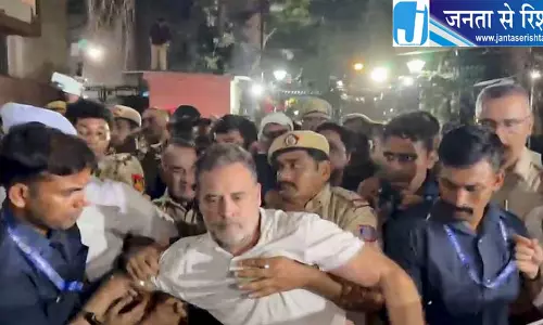 चुनाव आयोग के सामने प्रदर्शन पर BJP ने कांग्रेस को घेरा