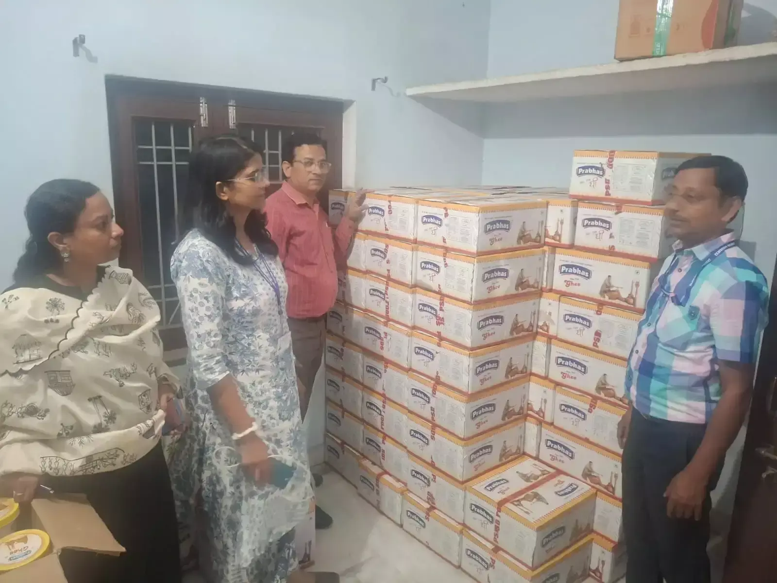 घी के बड़े स्टॉक पर खाद्य सुरक्षा विभाग का शिकंजा