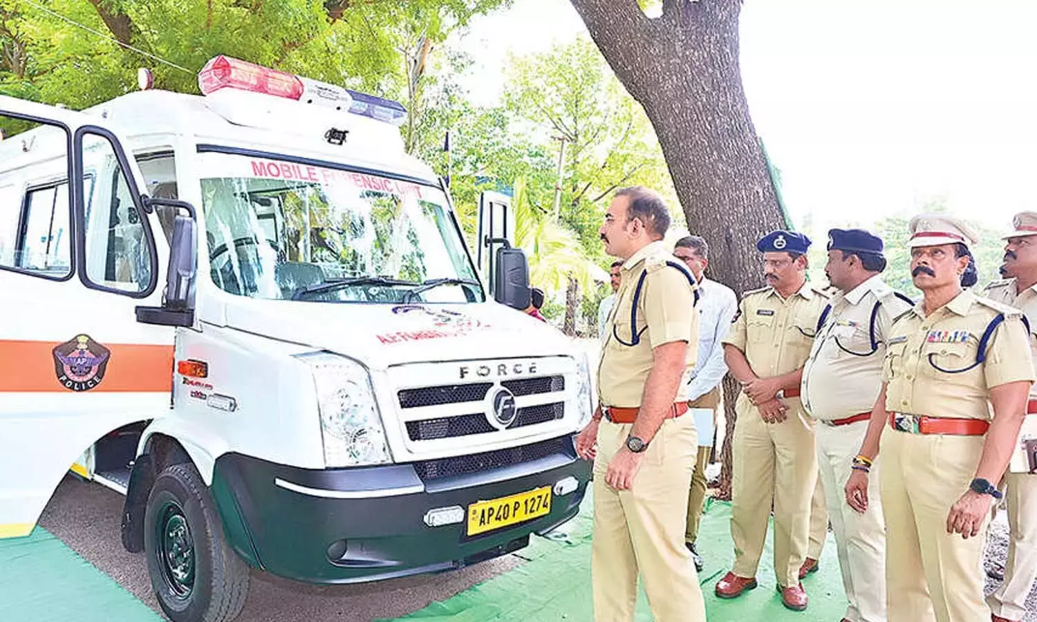 Andhra: अपराध जांच को मजबूत करने के लिए चित्तूर को मोबाइल फोरेंसिक वाहन मिला