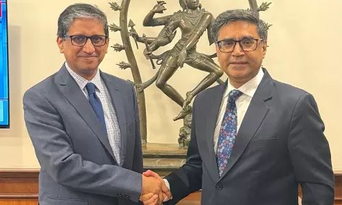 रियाज़ हमीदुल्लाह ने विक्रम मिसरी से की विदाई मुलाकात