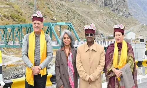 अटल टनल पहुंचीं राष्ट्रपति द्रौपदी मुर्मू  परियोजना की ली जानकारी