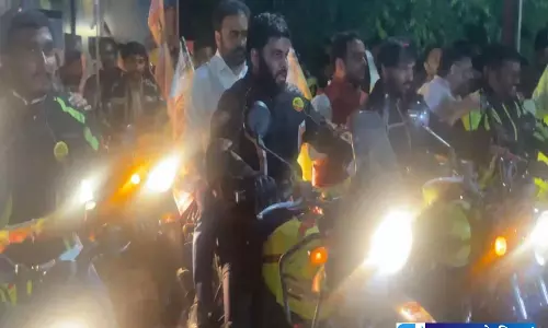 रोहनिया में सेवा संकल्प बाइक यात्रा का भव्य समापन
