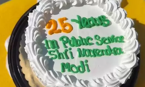 वॉशिंगटन में PM मोदी के 25 साल पर दौड़े डिजिटल ट्रक
