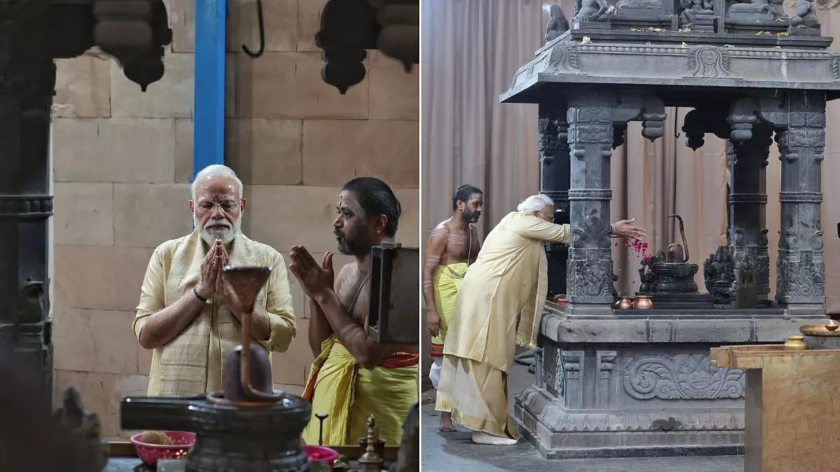 सरकार के प्रमुख के तौर पर नरेंद्र मोदी के 25 साल पूरे, दिल्ली के श्री विनायका मंदिर में की पूजा सरकार के प्रमुख के तौर पर नरेंद्र मोदी के 25 साल पूरे, दिल्ली के श्री विनायका मंदिर में की पूजा