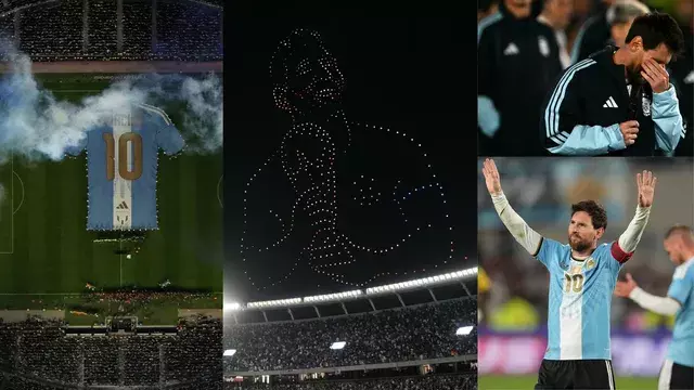 मेसी की अर्जेंटीना से यादगार विदाई, गोल और दो असिस्ट से दिलाई 3-0 की जीत मेसी की अर्जेंटीना से यादगार विदाई, गोल और दो असिस्ट से दिलाई 3-0 की जीत