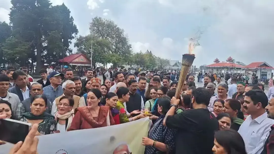 सेवा ज्योति यात्रा के जरिए मोदी के 25 साल का स्मरण सेवा ज्योति यात्रा के जरिए मोदी के 25 साल का स्मरण