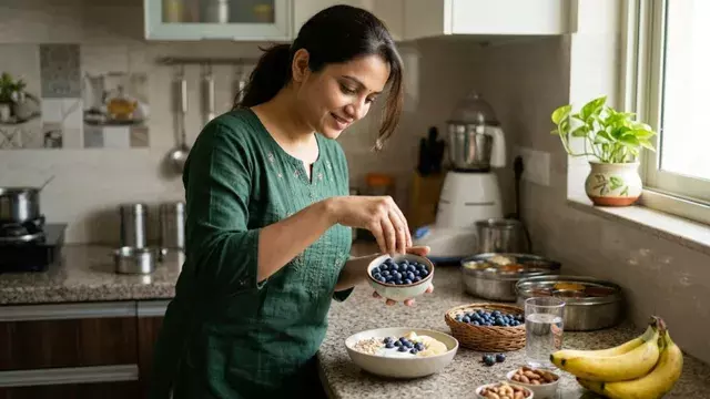 ब्लूबेरी खाने के 6 फायदे, त्वचा से लेकर दिल तक का रखे ख्याल ब्लूबेरी खाने के 6 फायदे, त्वचा से लेकर दिल तक का रखे ख्याल