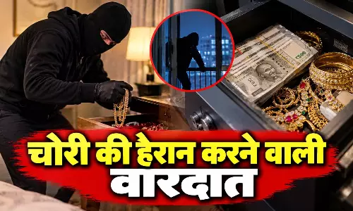 OMG! 17वीं मंजिल के फ्लैट से 26 लाख की चोरी, न ताला टूटा दिखा न जबरन घुसने के निशान मिले OMG! 17वीं मंजिल के फ्लैट से 26 लाख की चोरी, न ताला टूटा दिखा न जबरन घुसने के निशान मिले