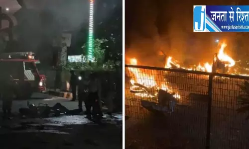 मयूरभंज में एंबुलेंस में भीषण आग, जिंदा जला मरीज