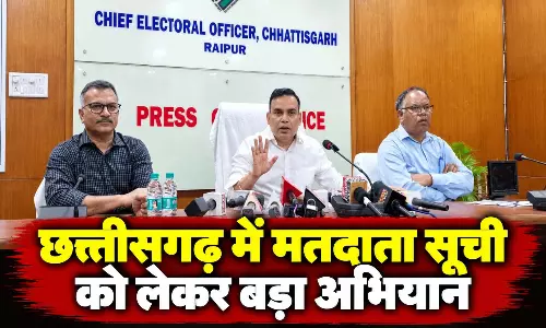 छत्तीसगढ़ में वोटर लिस्ट में नाम जुड़वाने का मौका, एक महीने चलेगा विशेष अभियान छत्तीसगढ़ में वोटर लिस्ट में नाम जुड़वाने का मौका, एक महीने चलेगा विशेष अभियान