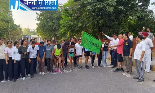 सिरसा के 13 कॉलेजों ने लिया 5 किलोमीटर की रेड रन में हिस्सा सिरसा के 13 कॉलेजों ने लिया 5 किलोमीटर की रेड रन में हिस्सा