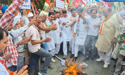 हरियाणा में इंडिया गठबंधन का विरोध मार्च, रेवाड़ी और यमुनानगर में प्रदर्शन