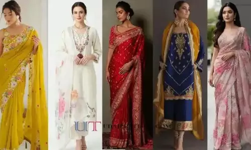 नवरात्रि के पहले दिन सजने की तैयारी, कुर्ती और साड़ी के ये लुक देखें नवरात्रि के पहले दिन सजने की तैयारी, कुर्ती और साड़ी के ये लुक देखें