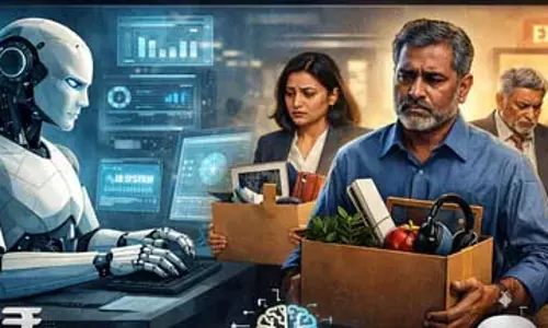 65% कंपनियों में हायरिंग घटी, AI से फ्रेशर्स के करियर पर संकट 65% कंपनियों में हायरिंग घटी, AI से फ्रेशर्स के करियर पर संकट