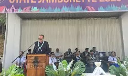 केओशु ने नेरहेमा में स्टेट जंबोरेट का उद्घाटन किया