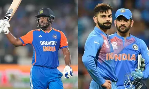 धोनी के घर में संजू सैमसन का धमाल, ‘विराट रिकॉर्ड’ की बराबरी