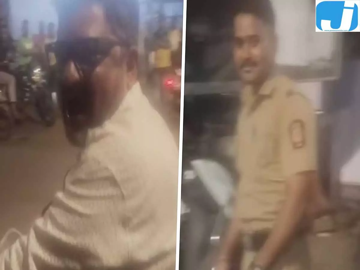 मीरा-भायंदर में बॉस अबरार भाई की धमकी से हंगामा, सामने खड़ा पुलिसकर्मी बना रहा मूकदर्शक मीरा-भायंदर में बॉस अबरार भाई की धमकी से हंगामा, सामने खड़ा पुलिसकर्मी बना रहा मूकदर्शक