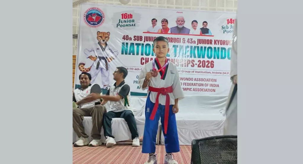 असम के लाल का जलवा: राष्ट्रीय ताइक्वांडो प्रतियोगिता में जीता ब्रॉन्ज़ असम के लाल का जलवा: राष्ट्रीय ताइक्वांडो प्रतियोगिता में जीता ब्रॉन्ज़