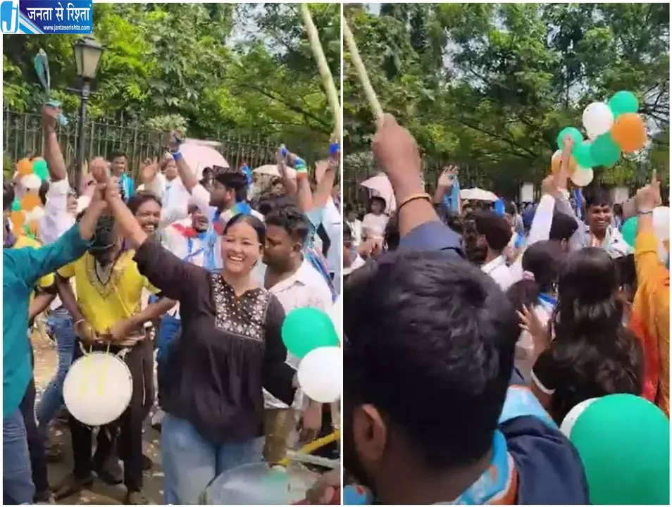 ओडिशा में छात्रसंघ चुनाव का उत्साह, जुलूस निकालकर भरे नामांकन ओडिशा में छात्रसंघ चुनाव का उत्साह, जुलूस निकालकर भरे नामांकन