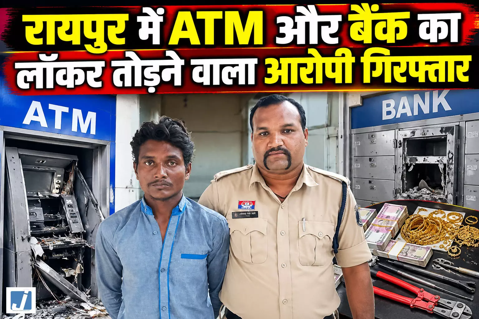 रायपुर में ATM और बैंक का लॉकर तोड़ने वाला आरोपी गिरफ्तार, चोरी का लैपटॉप बरामद रायपुर में ATM और बैंक का लॉकर तोड़ने वाला आरोपी गिरफ्तार, चोरी का लैपटॉप बरामद