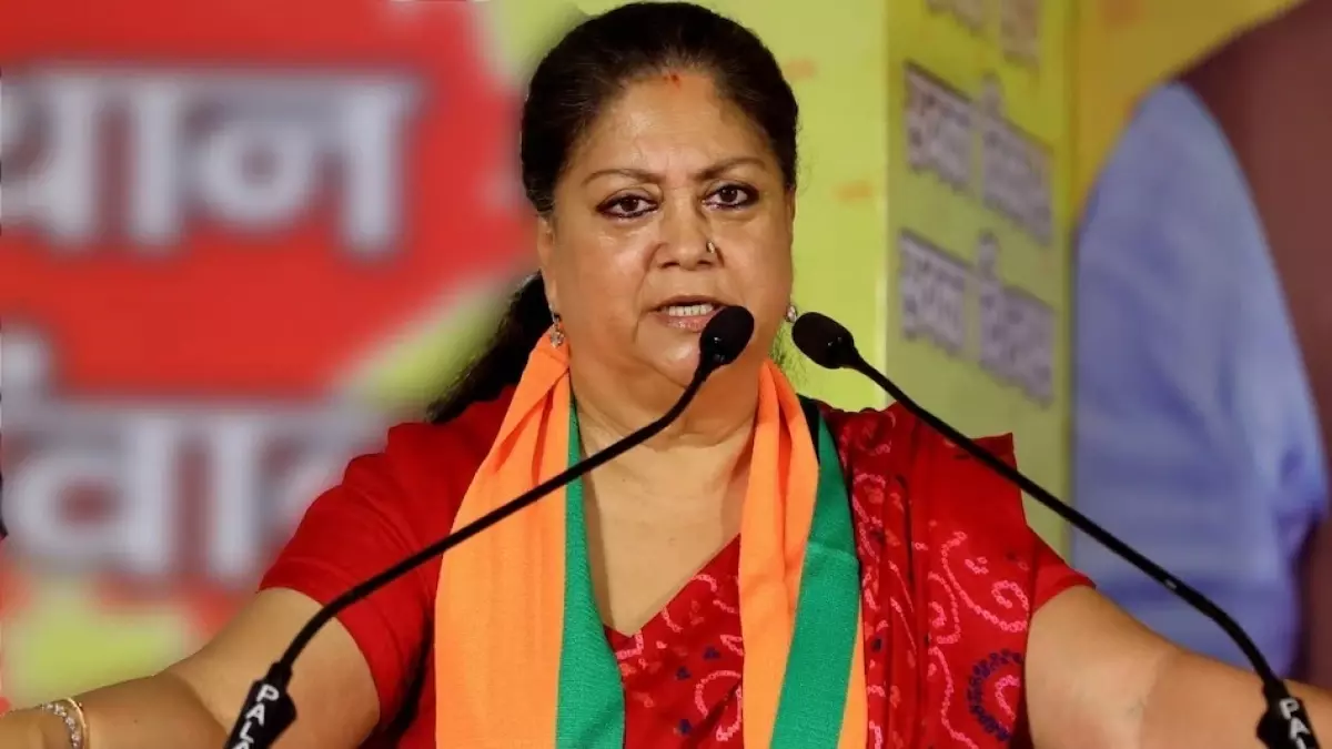 वसुंधरा राजे की बच्चों को नसीहत, मौके का इंतजार नहीं खुद बनाओ अपनी पहचान