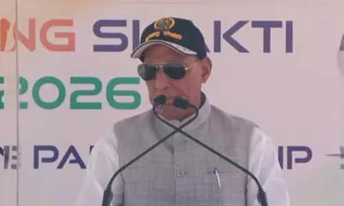 संकट में खुद के हथियार ही काम आते हैं, इसलिए हमने आत्मनिर्भरता को राष्ट्रीय नीति के तौर पर अपनायाः राजनाथ सिंह संकट में खुद के हथियार ही काम आते हैं, इसलिए हमने आत्मनिर्भरता को राष्ट्रीय नीति के तौर पर अपनायाः राजनाथ सिंह