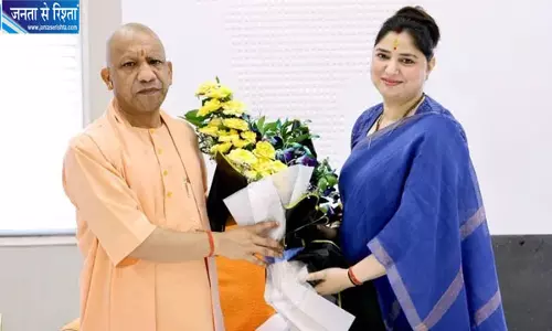 राज्यसभा चुनाव के बाद प्रियंका सिंह रावत की CM योगी से मुलाकात