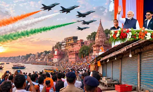 नमो घाट पर गरजेंगे लड़ाकू विमान, वाराणसी एयर शो में शामिल हो सकते हैं पीएम मोदी नमो घाट पर गरजेंगे लड़ाकू विमान, वाराणसी एयर शो में शामिल हो सकते हैं पीएम मोदी