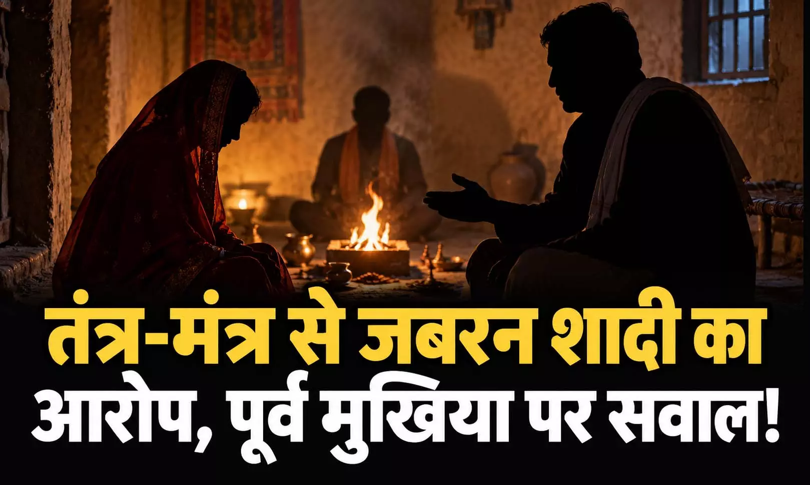 तंत्र-मंत्र से जबरन शादी का आरोप, पूर्व मुखिया पर सवाल! तंत्र-मंत्र से जबरन शादी का आरोप, पूर्व मुखिया पर सवाल!