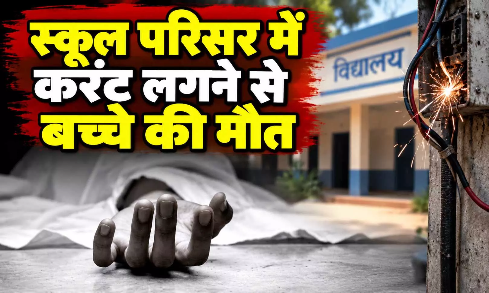 स्कूल परिसर में करंट लगने से बच्चे की मौत, परिवार में पसरा मातम स्कूल परिसर में करंट लगने से बच्चे की मौत, परिवार में पसरा मातम
