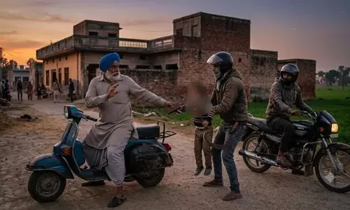 चार साल के पोते को छीनकर दादा से लूटपाट, बाइक सवार बदमाशों की करतूत से दहशत