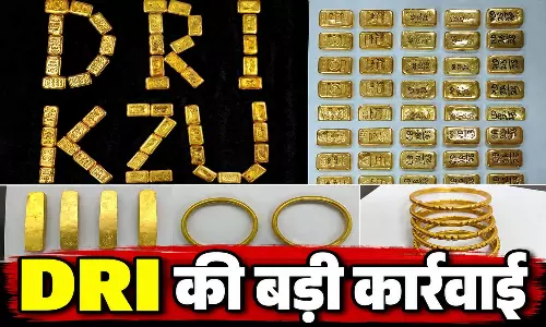 DRI की बड़ी कार्रवाई, 11.5 करोड़ के सोने के साथ 6 तस्कर गिरफ्तार