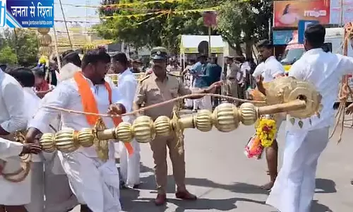 मैसूर दशहरा महोत्सव से पहले हादसा, पूजा के दौरान टूटा नंदी ध्वज स्तंभ मैसूर दशहरा महोत्सव से पहले हादसा, पूजा के दौरान टूटा नंदी ध्वज स्तंभ